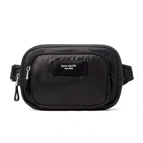 Kate Spade New York Puffed Belt Bag Black - Picture 3 of 9